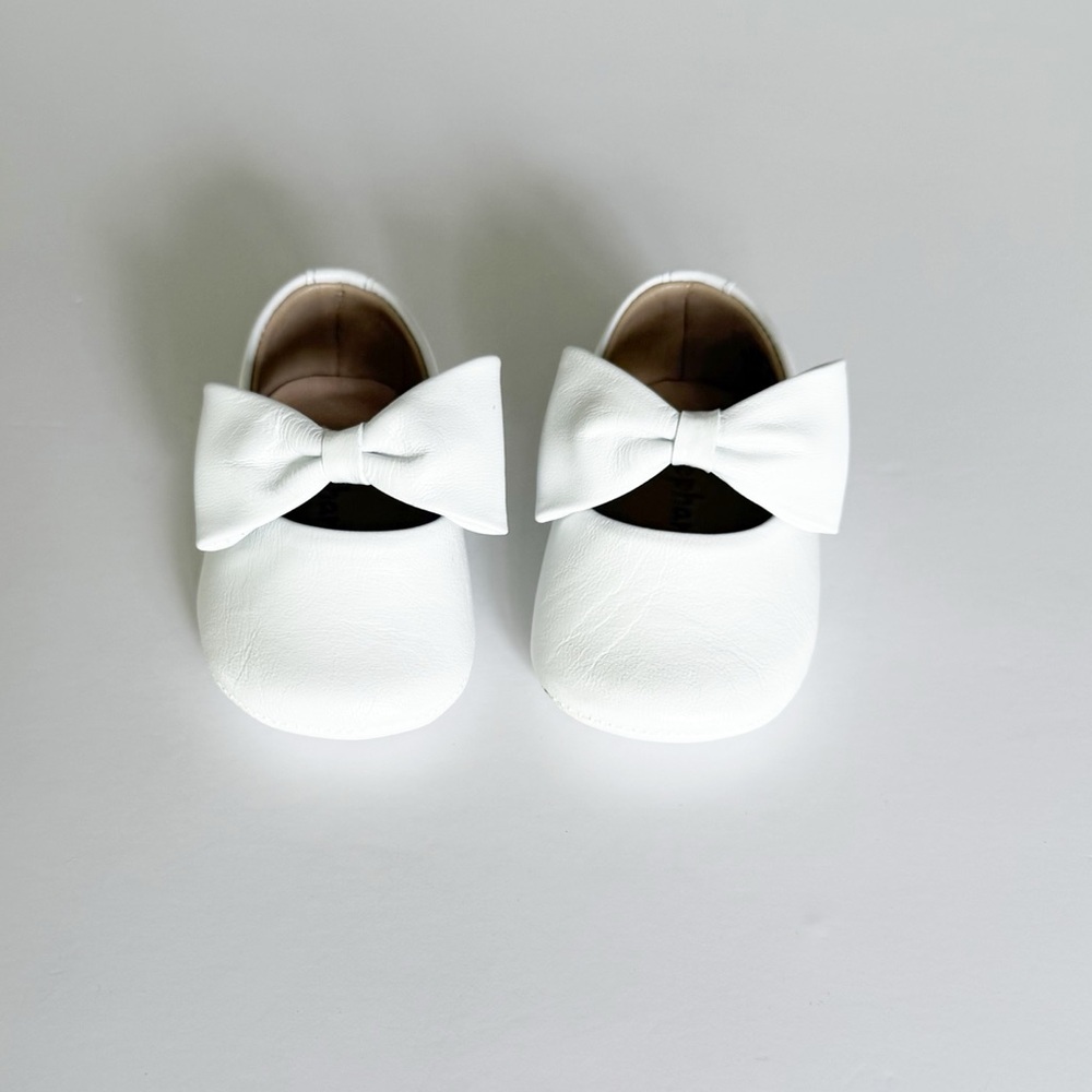 Elephantito Baby Ballerina Shoes with Bow - Picture 11 of 11